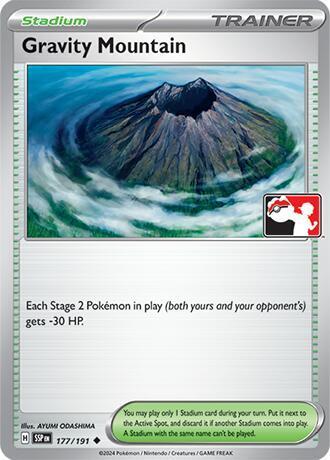 Surging Sparks Gravity Mountain [Prize-Pack] Pokémon card